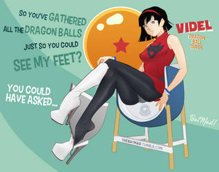 Commission - Ask the Dragon for Videl's debooting