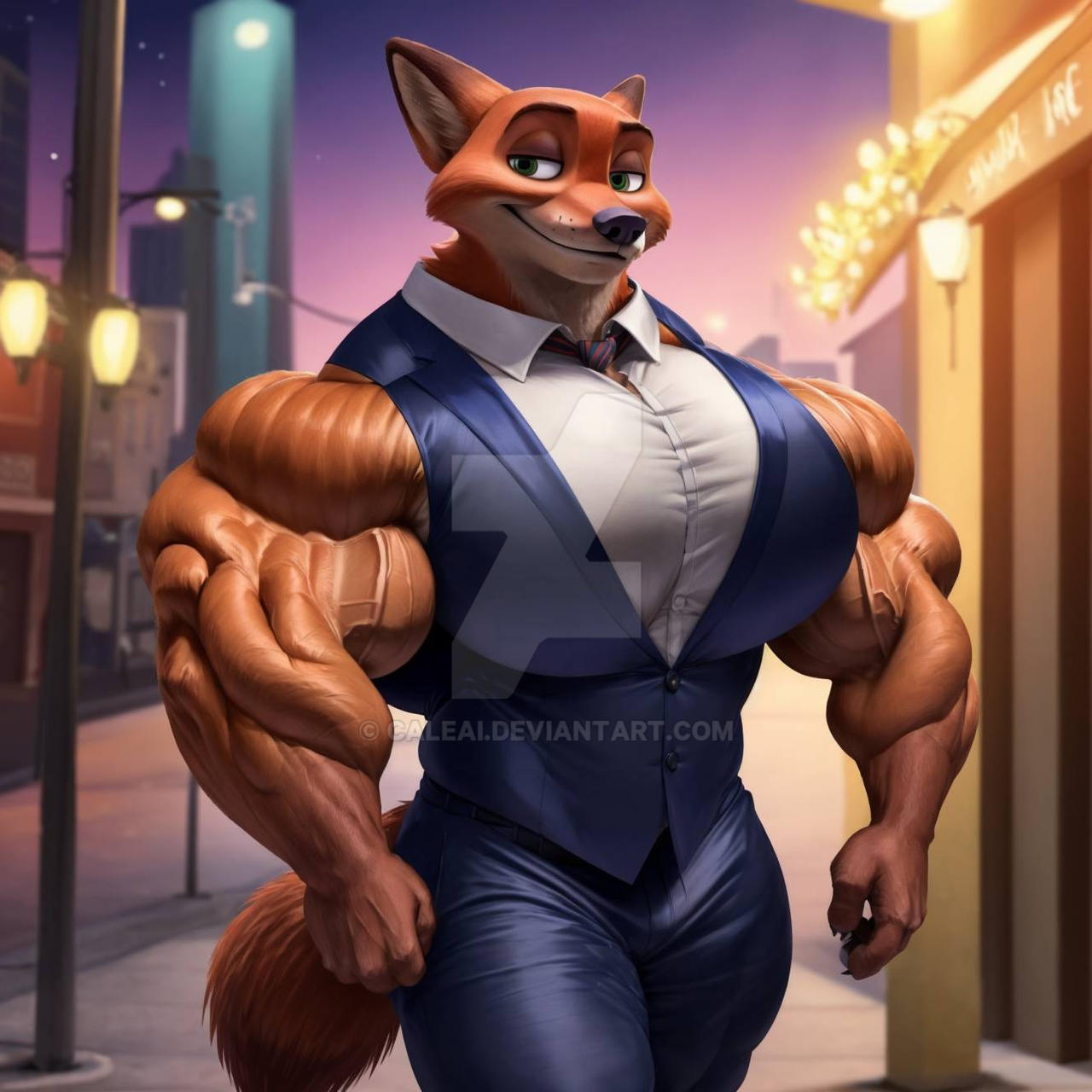 Buffnick Nick wilde and Proud. by CaleAi on DeviantArt
