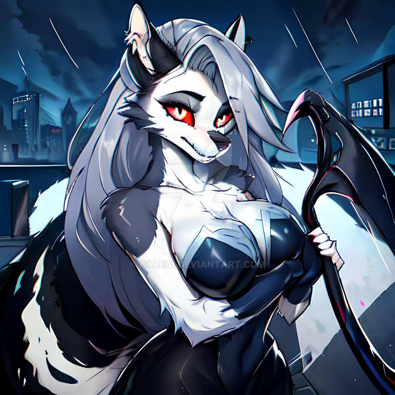 Symbiote scythe. by CaleAi on DeviantArt