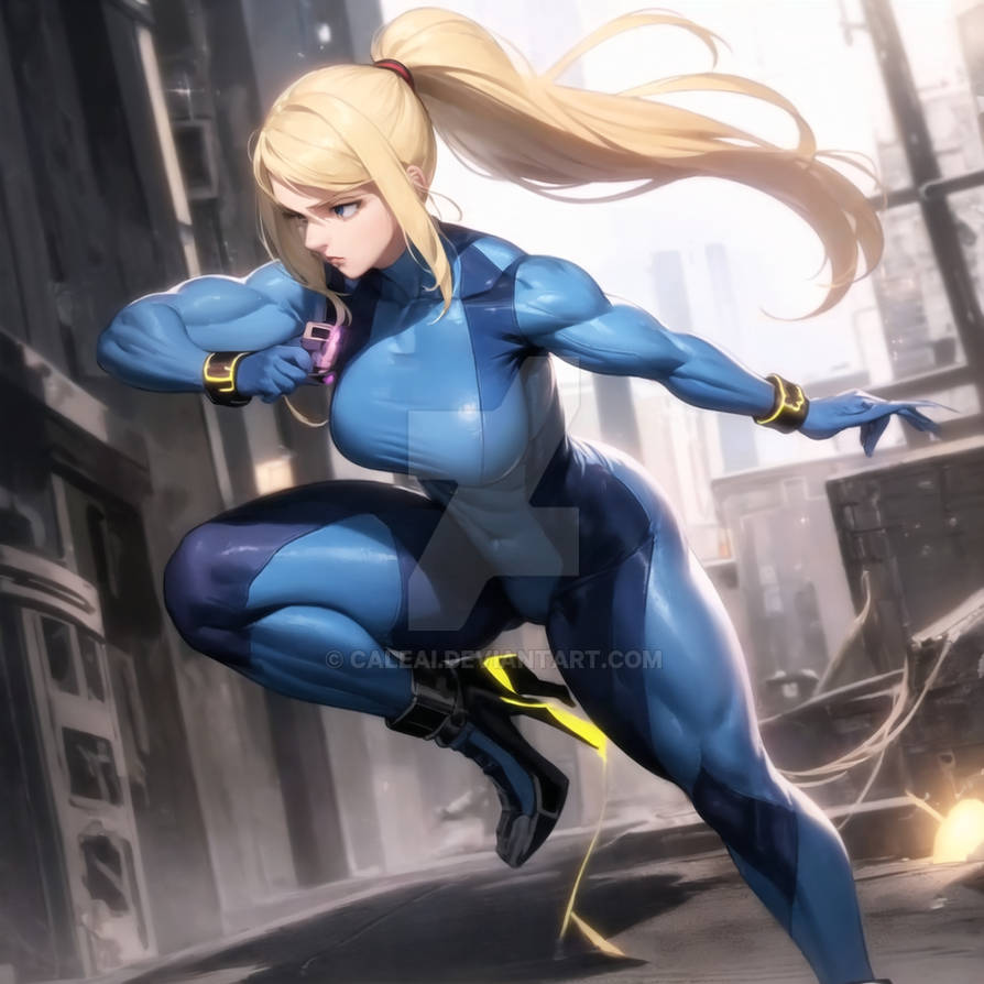 Samus Aran By CaleAi On DeviantArt samus-aran-by-caleai-on-deviantart