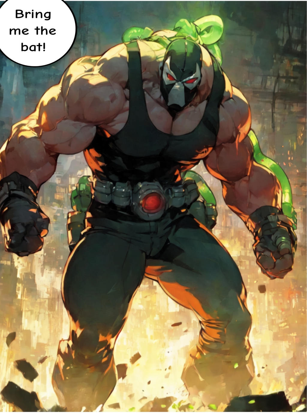 Bane Taunting. by CaleAi on DeviantArt