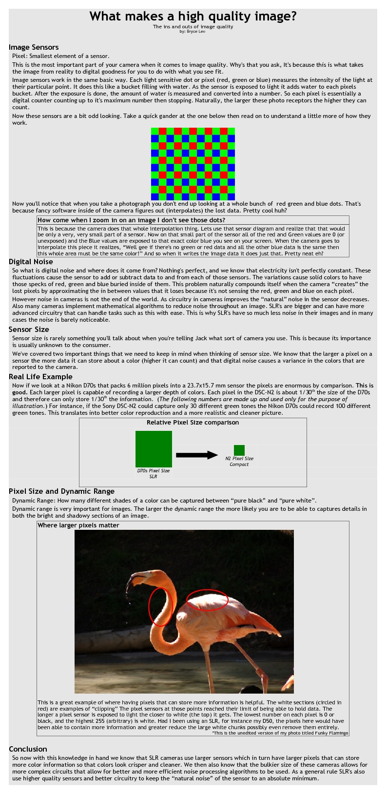 Ins and Outs of Image Quality