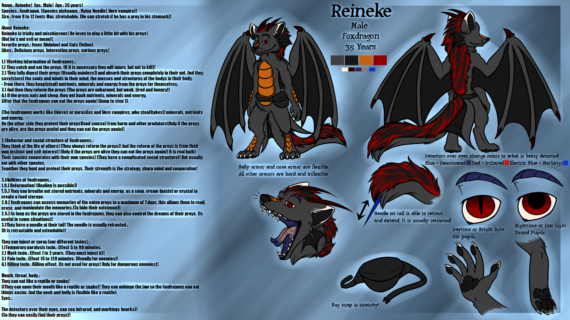 Reineke the Vore vampire! Reference.