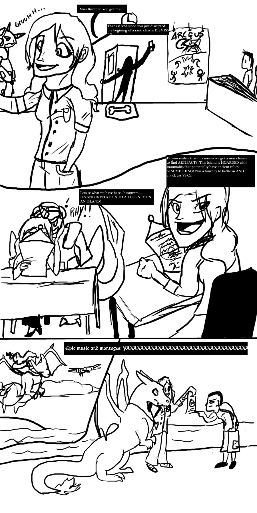 STAB audition comic page one