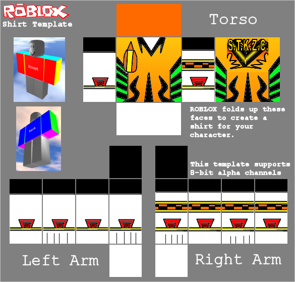 Custom Roblox Shirt Template by HuskyWarrior25 on DeviantArt