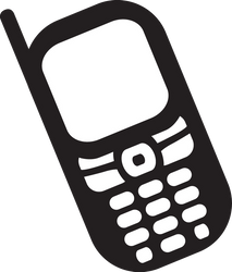 Simple Cellphone Clipart