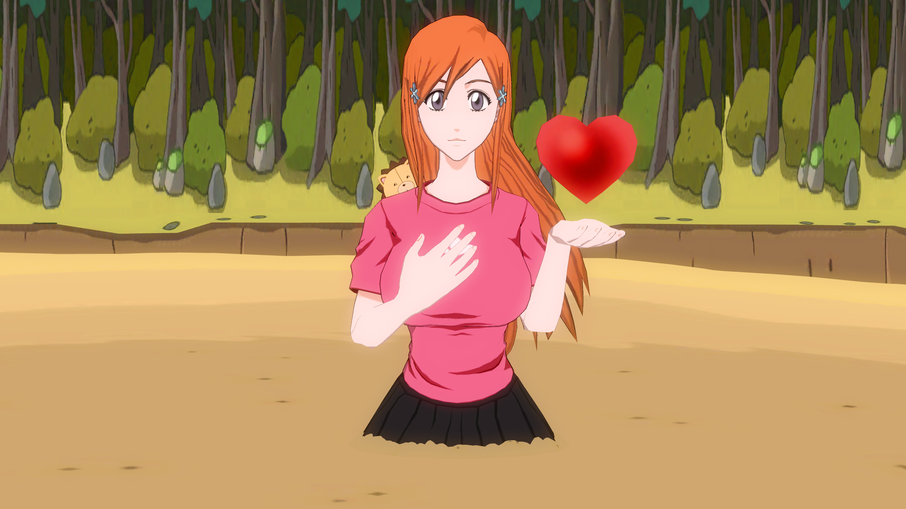 Switch: Orihime - Luffy by sarahmandrake on DeviantArt