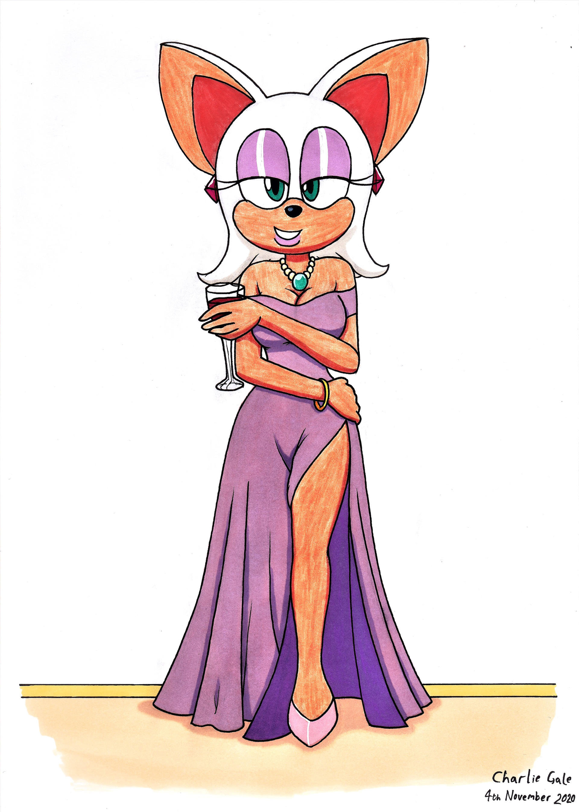 Robe Rouges Fan Art Another Rouge Dress Drawing by KillerTeddyBear94 on DeviantArt