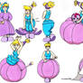 Human Ms. Fieldmouse Pincushion Dress drawings