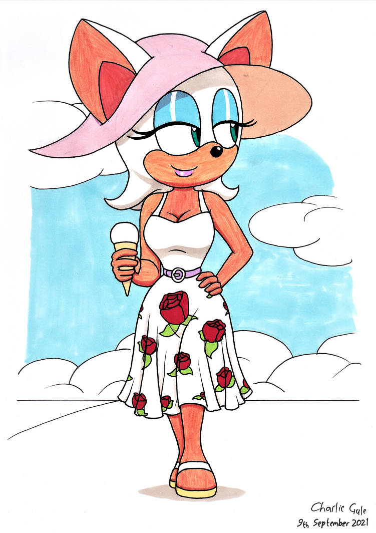 Rouge Summer Walk by KillerTeddyBear94 on DeviantArt