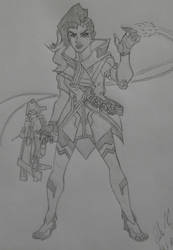 Overwatch Character Sketches: Sombra