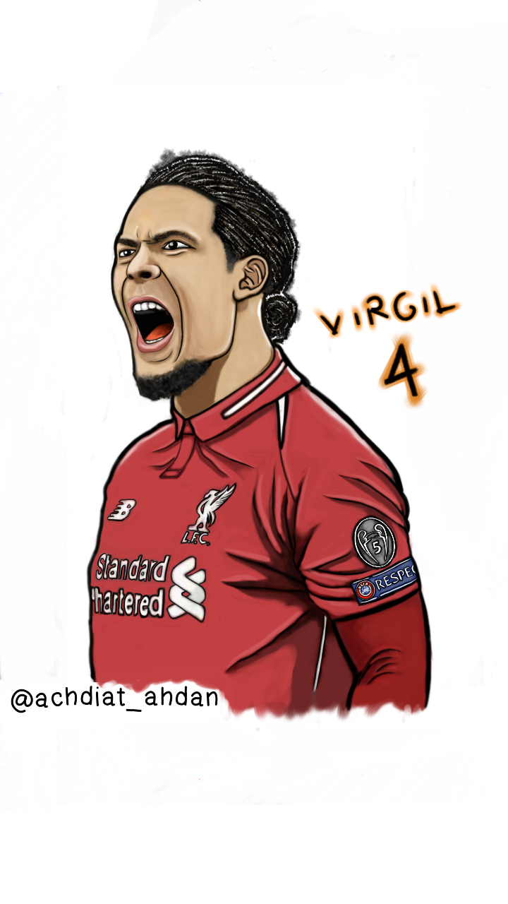 Virgil Van Dijk Liverpool 2018-2019 by dizka14 on DeviantArt