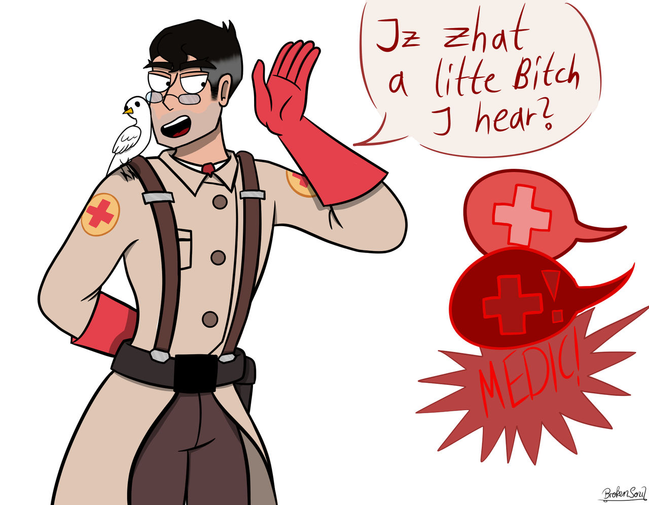 TF2 Medic Fanart By BrokenSoul121 On DeviantArt tf2-medic-fanart-by-brokensoul121-on-deviantart