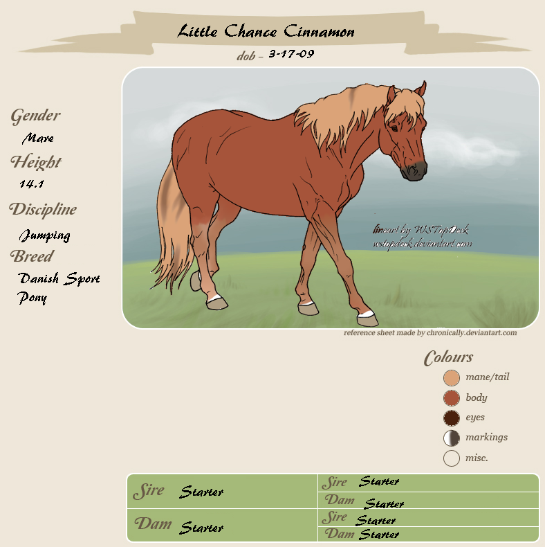 New Pony-Little Chance Cinnamon