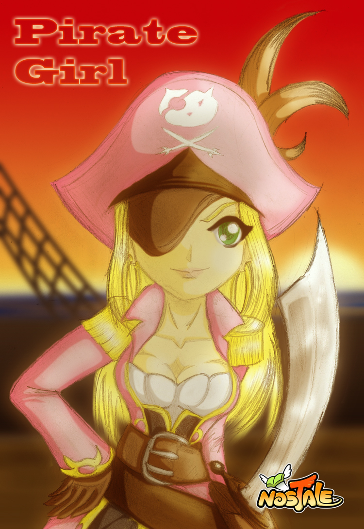 Pirate Girl - colored