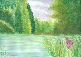 August River - Watercolor