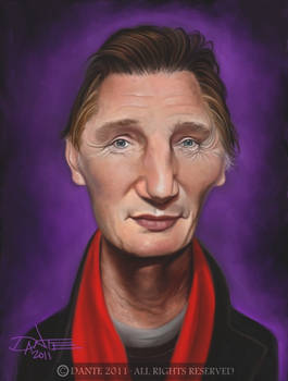 Liam Neeson Caricature