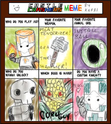 Castle Crashers Drawing Meme.