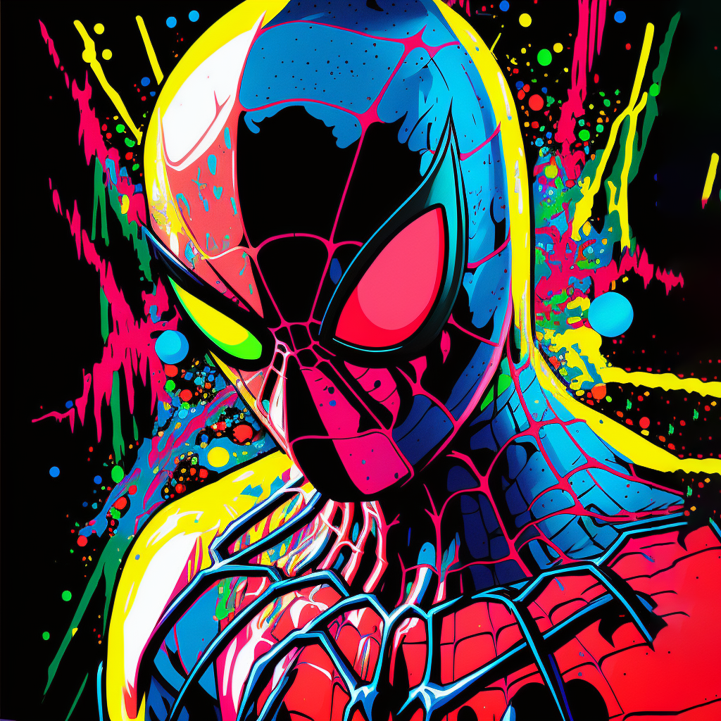 MARKING miles morsles spiderman pop art poster by wiredlayer on DeviantArt