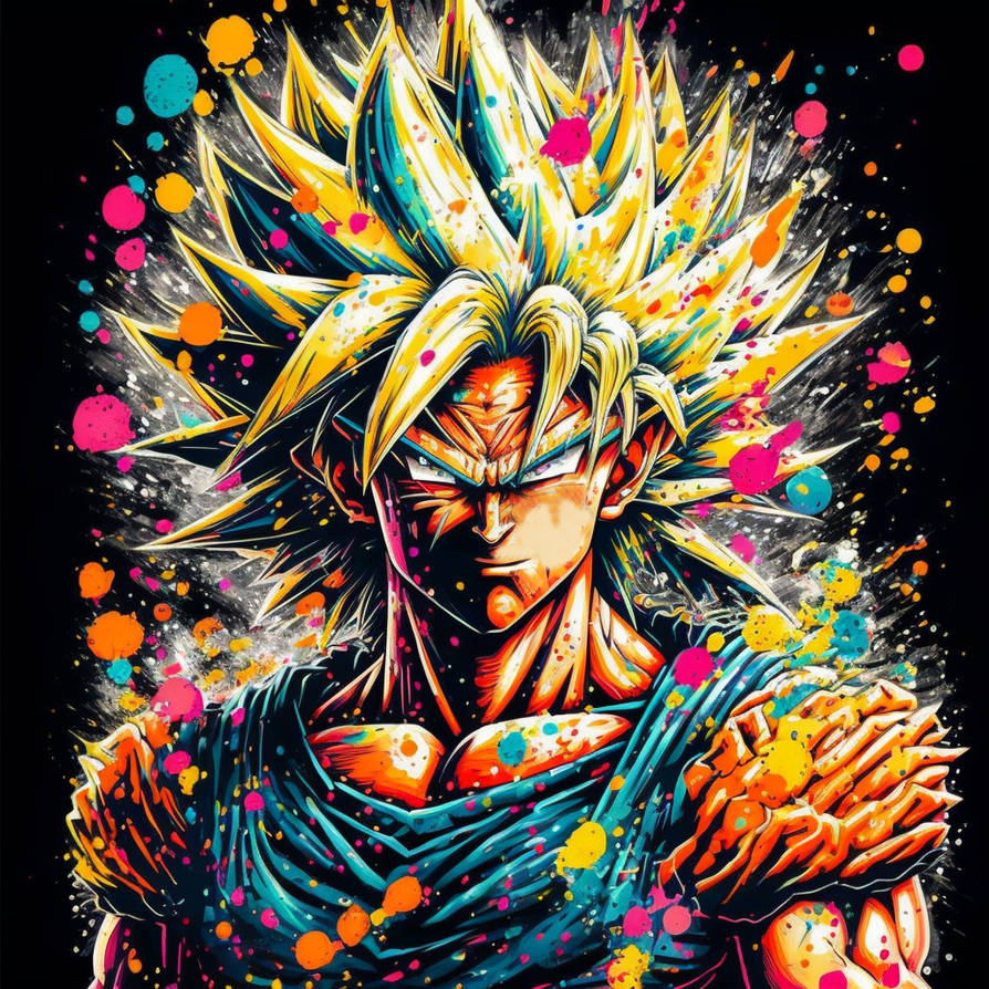 Sayan Fnd Goku Super Sayan Pop Art by wiredlayer on DeviantArt