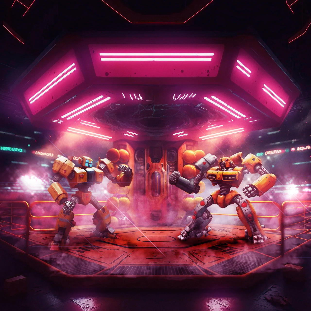 Microbots Fight Robot Fight by wiredlayer on DeviantArt