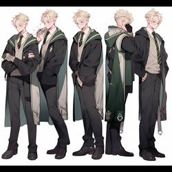 MARKING Draco Malfoy. Slytherin student Harrys riv