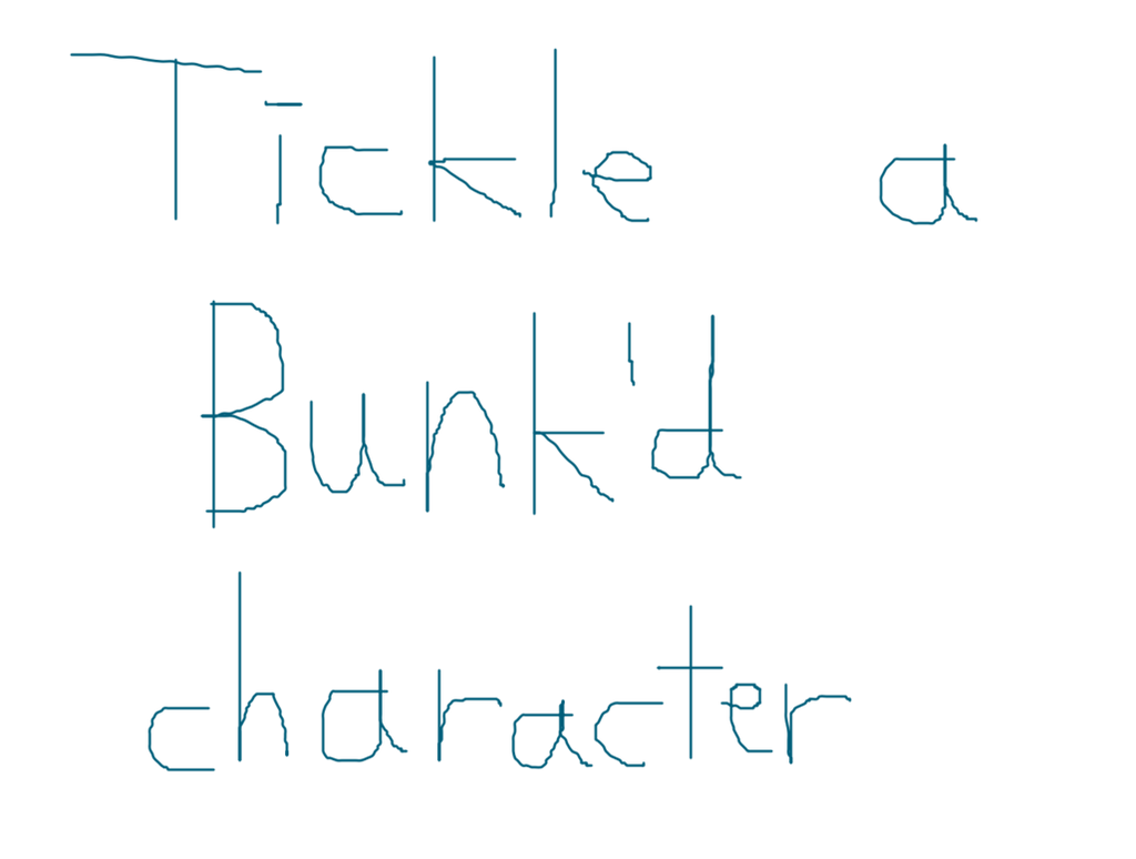 Tickle A Bunk'd Character by ThatMercifulMagneton on DeviantArt