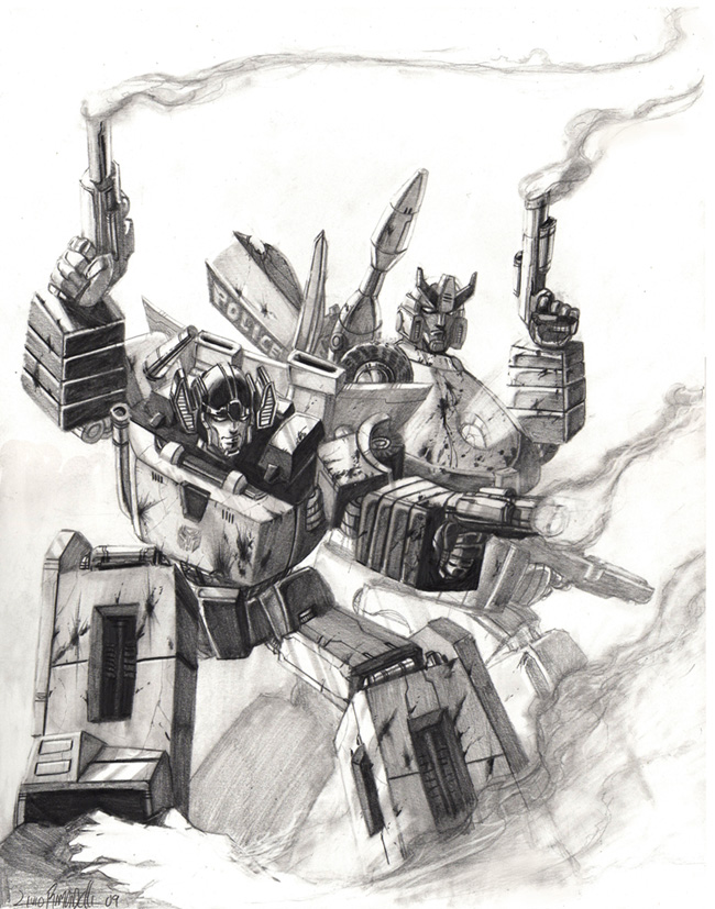 Sunstreaker and Prowl