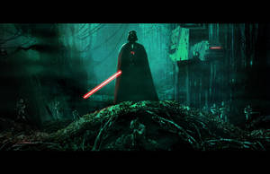 Vader on Dagobah