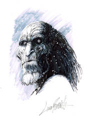 White Walker head sketch