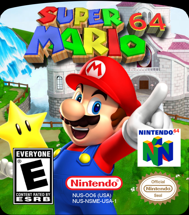 N64 Mario64 Custom Label by LoneAlchemist09 on DeviantArt