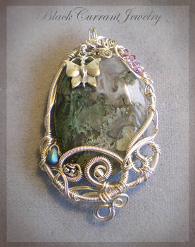 Moss Agate Pendant