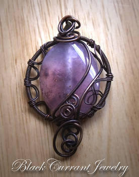 Purple Copper Pendant