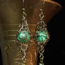 Turquoise Swirls Earrings