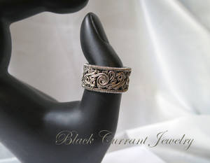 One of a new(reworked old) rings - sterling silver