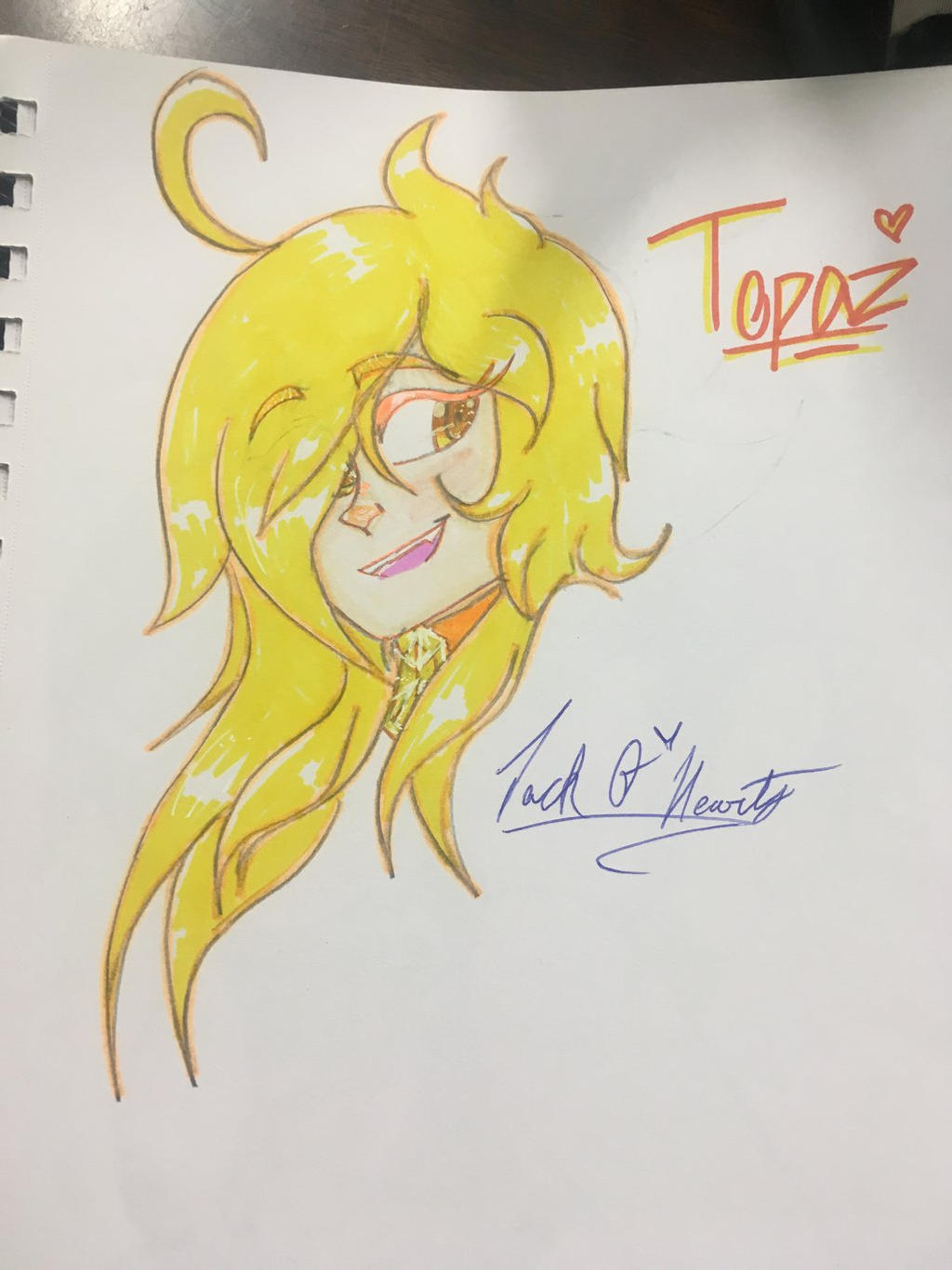 My Gemsona: Topaz 