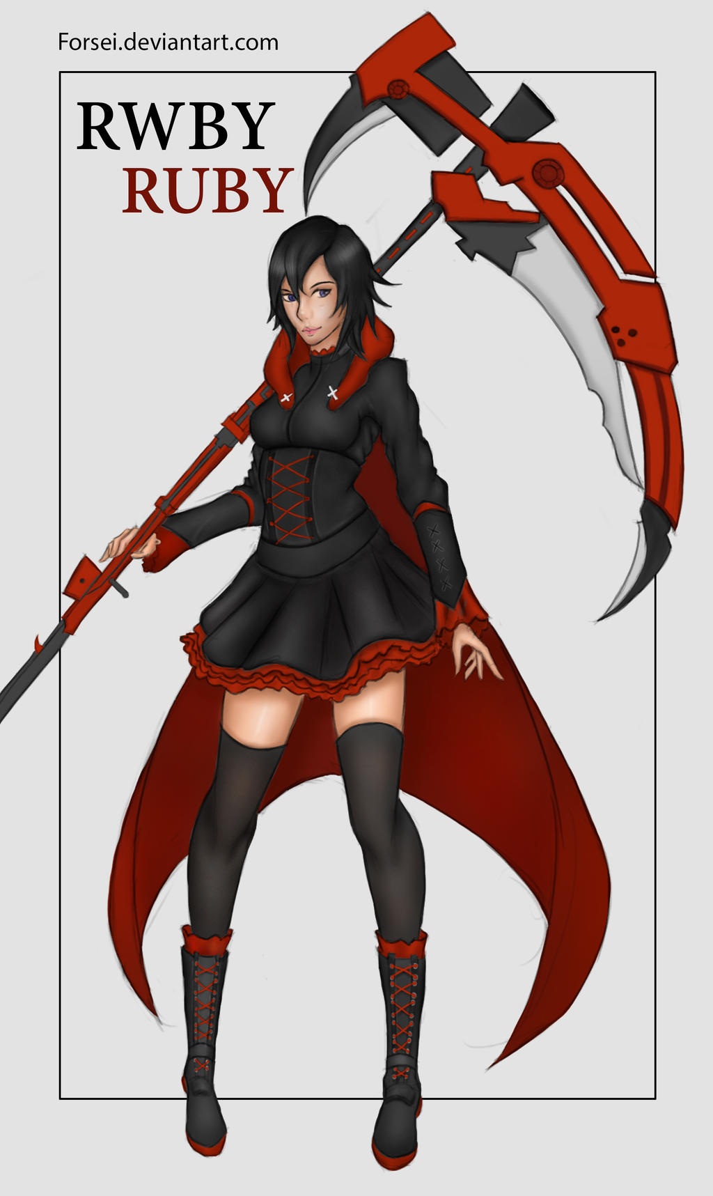 Ruby RWBY by Forsei on DeviantArt