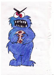 freaky cookie monster