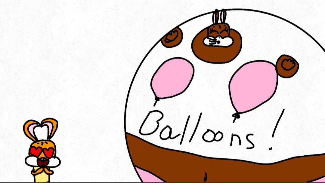 Pool Inflation Animation Rabbit Sarah the Inflatable Bunny Inflating herself by KristinaLover101 on ...