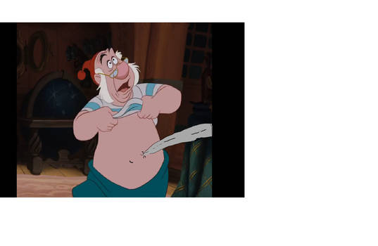 Smee Poked In Belly