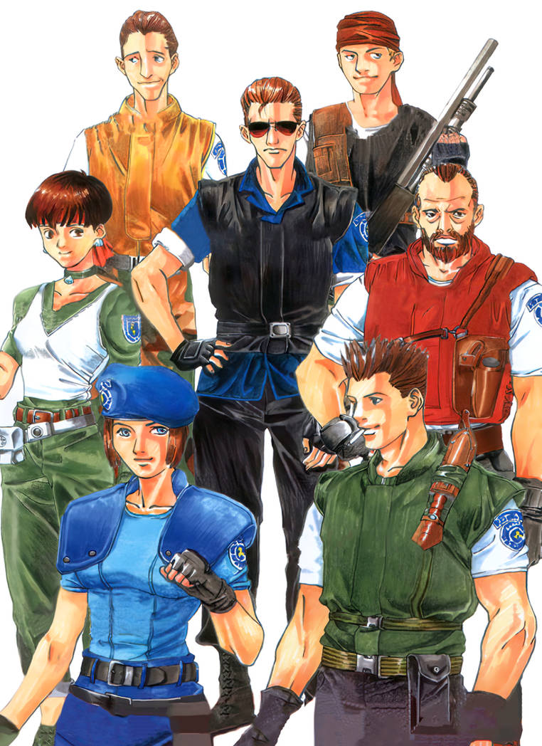 Stars Members S.T.A.R.S. Members Original Artwork (Cleanup) by marblegallery7 on ...
