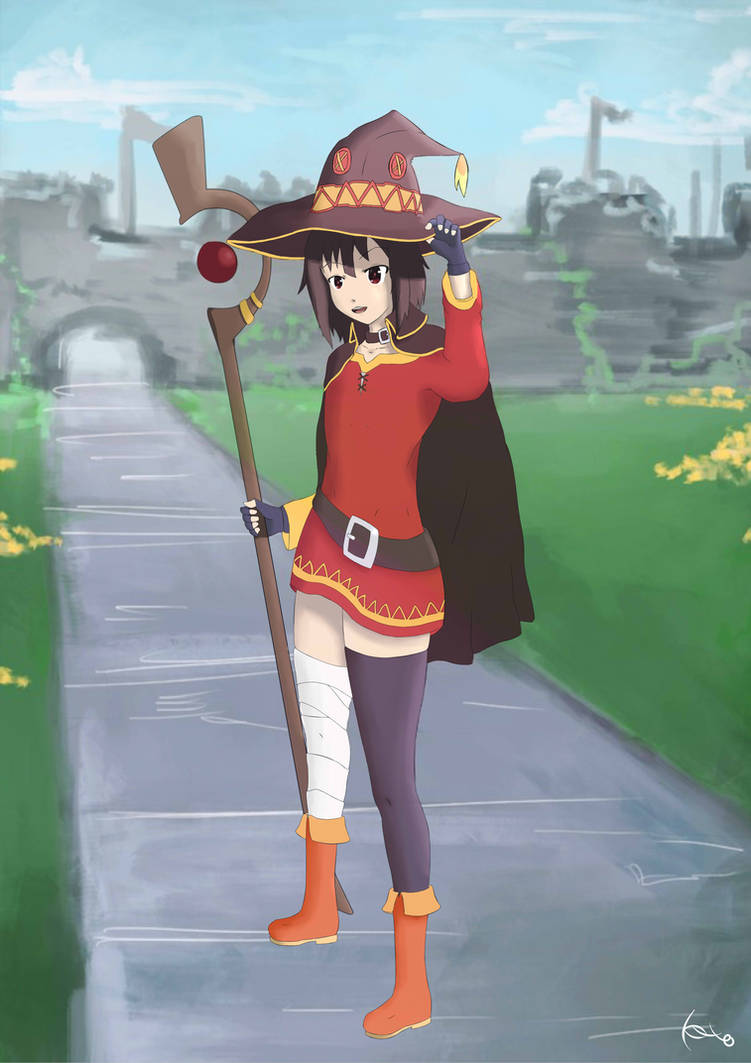 Explosion Magic Wizard ~~ Megumin by Katomon on DeviantArt
