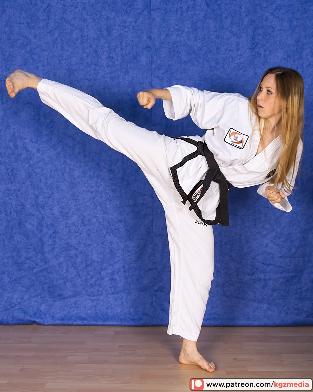 Taekwondo Girl Kicks - by kgzmedia on DeviantArt