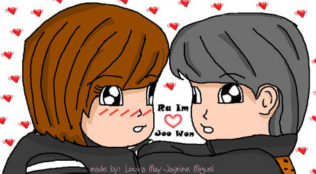 SG Joo Won and Ra Im sit-up