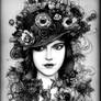Steampunk flower lady
