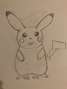 Pikachu for a 3d design project