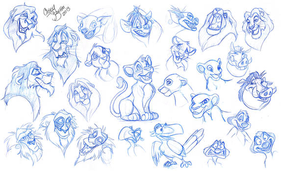 Lion King Sketch Dump