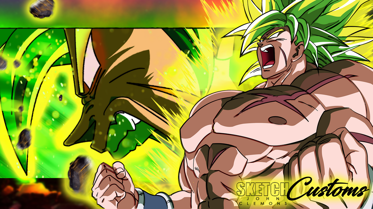 Broly's Rage by Sketch2k278 on DeviantArt