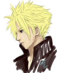 Cloud Strife Wip by naisei