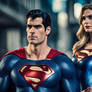 Superman and Supergirl 